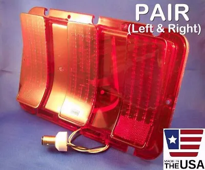 Pair 1967-1968 Mustang Sequential Led Brake/tail Lights With Lens For '67-'68 • $99.95