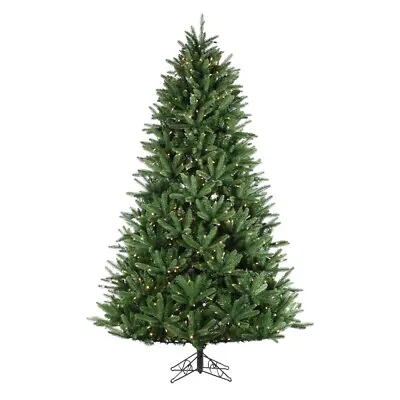 9' Slim Glendale Artificial Pine Christmas Tree Pre-Lit Clear Lights • $599.99
