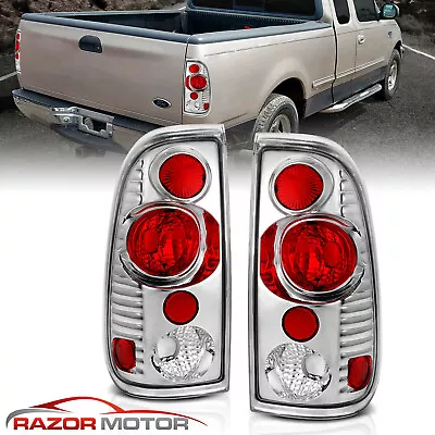 1997-2003 Chrome Tail Lights Pair For Ford F150 / 1999-2007 F250 F350 SuperDuty • $45.21