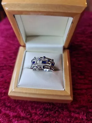 Womans Size M. New 2023 Fashion Design Tanzanite Ring • £6.99