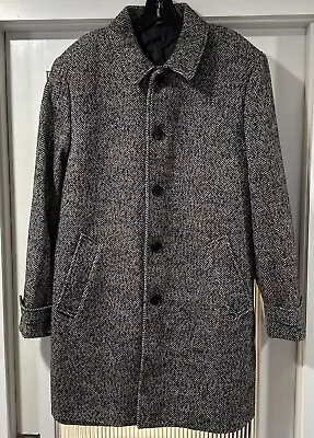 J Crew Men’s Herringbone Thompson Car Coat- Size 38 • $129.99