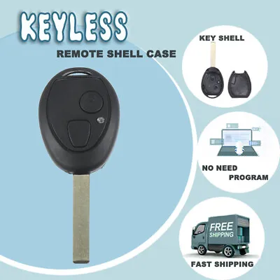 2Button Car Keyless Remote Key Shell Case Fob For 2002-05 BMW Mini Cooper ZT R50 • $10.90