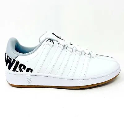 K-Swiss Classic VN White Black Gum Womens Casual Shoes 96393 168 • $49.95