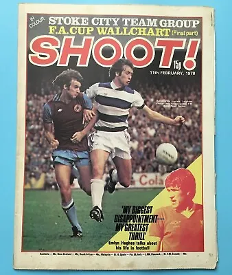 £3.85 • Buy Shoot Magazine 11th February 1978  Stoke City, Jim Calderwood, David Cross  