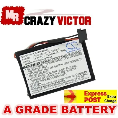 Navman Mitac Magellan T300-3 Replacement Battery For MY55T MY50T S100 C40 • $13.95