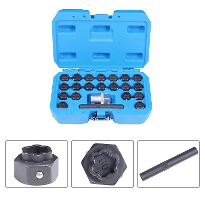 Wheel Locking Lug Nut Master Key Set Lock Removal Tool For BMW Universal 22pc • $48.45