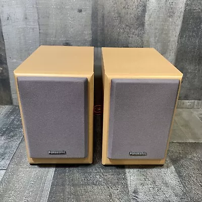 Panasonic Small Bookshelf Speakers Model SB-PM07 6 Ohm 35W Excellent Condition • $40