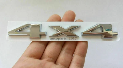 $11.11 • Buy New Chrome 4X4 Auto Car Logo Decal Emblem Sticker For JEEP Dodge Ford Truck