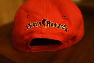 Mighty Morphin Power Rangers Snapback Hat Cap Adult Red Gold Dino Patch 2016 • $12