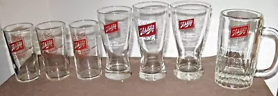 VINTAGE LOT Schlitz Beer Tasting Glasses Mugs • $29.99