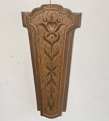 Vintage 1981 Homco Faux Wood Wall Pocket • $14.99