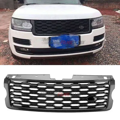Front Bumper Grill Grille For Range Rover Vogue L405 2013-2017 Glossy Black • $117.90