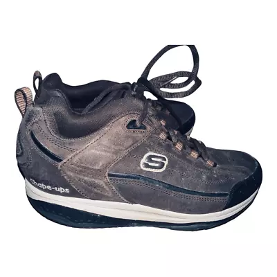 Skechers Shape Ups Brown Toning Shoes Men’s Walking Exercise Size 9 • $45