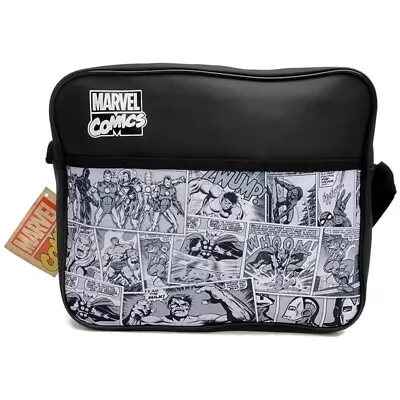 Marvel Comics Backpack Kids Boys Cross Body Shoulder Satchel School Bag Girls • £8.95