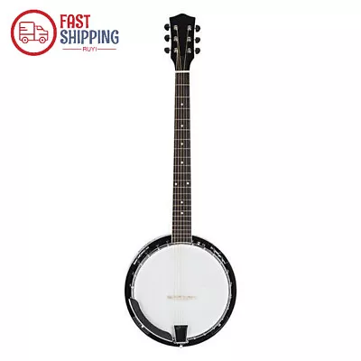 New Hot Sell Exquisite Professional Sapelli Notopleura Wood Alloy 6 String Banjo • $155.69
