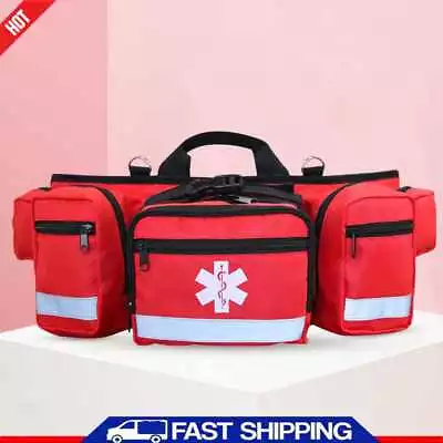 Trauma Bag Portable Medicals Bag Storage Bag Survival Disaster Camping Equipment • £20.36