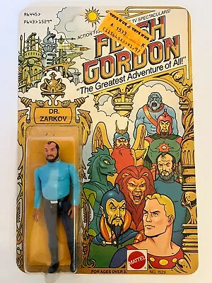 RARE 1979 Vintage Mattel FLASH GORDON  DR. ZARKOV  Action Figure SEALED ON CARD • $194.20