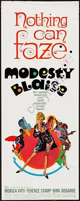 Modesty Blaise Movie Poster Insert 14x36 Replica • $15.49