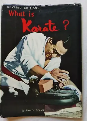 Mas Oyama Masutatsu Autographed Book WHAT IS KARATE? 1959 Revise Edition Japan • $3999