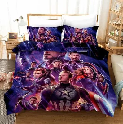 The Avengers #2 Single/Double/Queen/King Bed Quilt Cover Set • $40.44