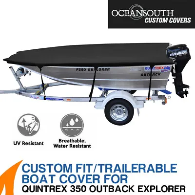$189.99 • Buy Oceansouth Custom Fit Boat Cover For Quintrex 350 Outback Explorer