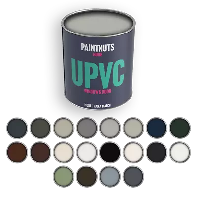 PVC Paint UPVC Door Window Gutter Plastic Paint All Colours & Finish - 1L Tin • £35.99