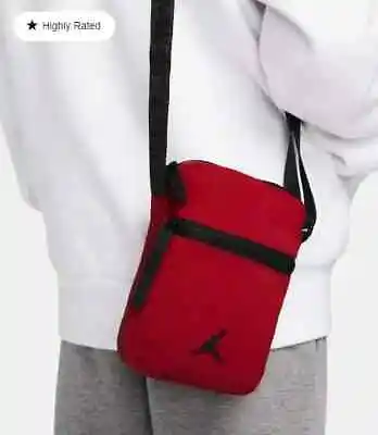 Nike Air Jordan Unisex Airborne Festival Bag Crossbody Gym Red 9A0631-R78 O/S • $24.65