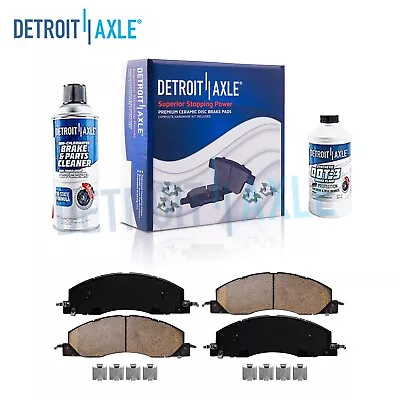 Front Ceramic Brake Pad Vw/Hardware For 2009 2010 2011 2012 -2018 Ram 2500 3500 • $48.06