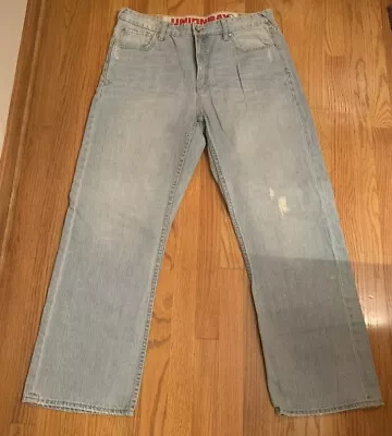 Men's Union Bay 5 Pocket Straight Leg Blue Jeans 36 X 30 • $7.99