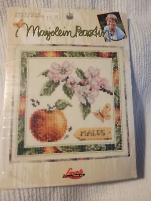 Leisure Arts Marjolein Bastin Apple Blossoms Counted Cross Stitch Kit 5  X 5  • $14.99