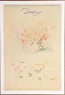 1986 Milton Glaser Mohawk Graphics Collection Poster Domberger Master Studio • $300