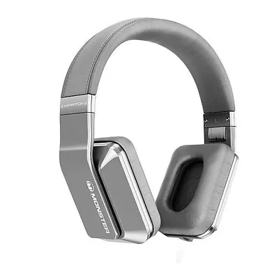 Monster - Inspiration Active Noise Canceling Over-Ear Headphones - Silver • $89