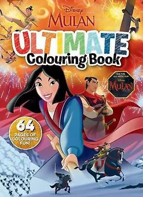 Mulan: Ultimate Colouring Book (Disney) (English) Paperback Book • £10.99