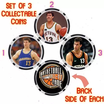 Sarunas Marciulionis - Basketball Hall Of Fame - Collectable Coin Set • $24.89