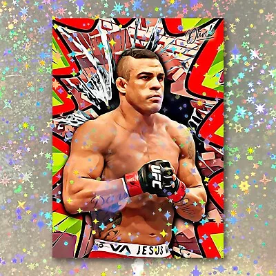 Vitor Belfort Holographic Knockout Sketch Card Limited 1/5 Dr. Dunk Signed • $29.99