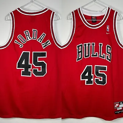 BNWT Michael Jordan Chicago Bulls 45 Swingman Jersey Nike Flight 8403 Size XL • $299.99