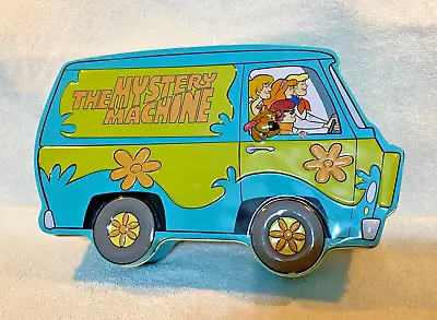 Vintage 1998 Scooby Doo The Mystery Machine Shaggy Wilma Daphne Hinged Tin Box • $13.99