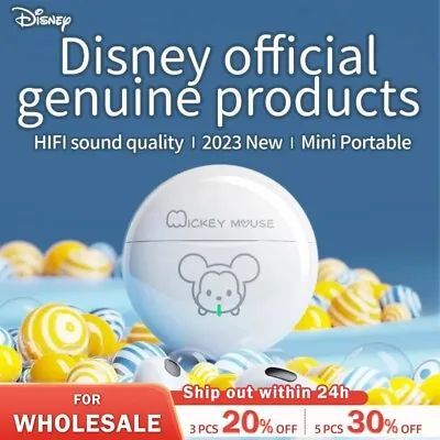 Disney Bluetooth Headsets K26 Stereo In Ear Ultra Long Range Cute Cartoon Genuin • $16.96