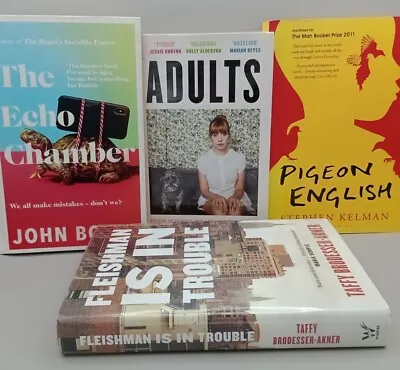 Modern/Contemporary Literary Fiction X 4 The Echo Chamber Adults Pigeon Englis • £12.99