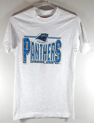1993 Carolina Panthers Trench Kids Vintage T-Shirt Youth XL • $14.99