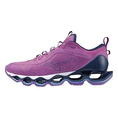 Mizuno Wave Prophecy 13 [J1GD240026] Women Running Shoes Purple/Navy • $224