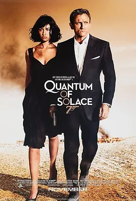 Quantum Of Solace (2008) Movie Poster Advance C Original DS Unused NM Rolled • $19.99