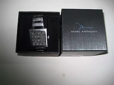Marc Anthony FMDMA513 Gunmetal Stainless Steel Watch - Men Retail $175 • $79.99