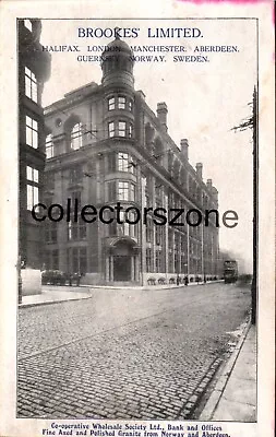 Halifax Coop Building Brooks Ltd Builders Advertising Postcard Unposted • £7