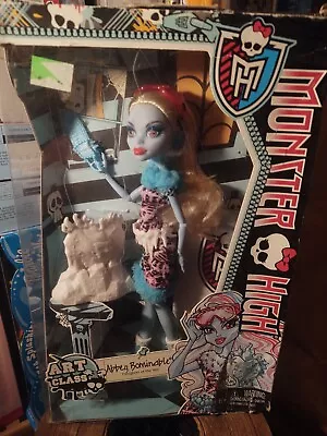 2013 Monster High Abbey Bominable Doll Art Class Doll • $59