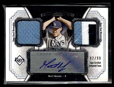 2012 Topps Museum Collection #SSADR-MMO Matt Moore Dual Relic Autographs • $14.99