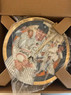 1992 The Hamilton Collection The Legendary Babe Ruth The Best Of Baseball Plate • $12