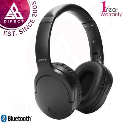 £29.10 • Buy Groov-e Ultra Wireless Bluetooth Headphones With Wireless Charging│Super Bass