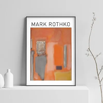 Mark Rothko Exhibition Print | Abstract Art | Wall Art Print | Canvas Print • $17