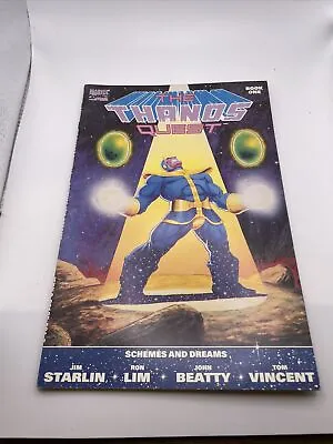 The Thanos Quest Comic Book One 1 Schemes And Dreams Marvel Infinity Gauntlet • $12.99